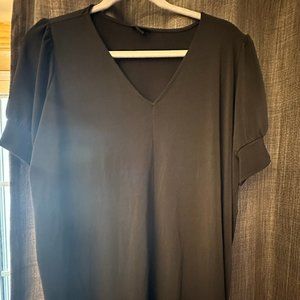 Torrid Sz 1 Black Puff Sleeve Shirt